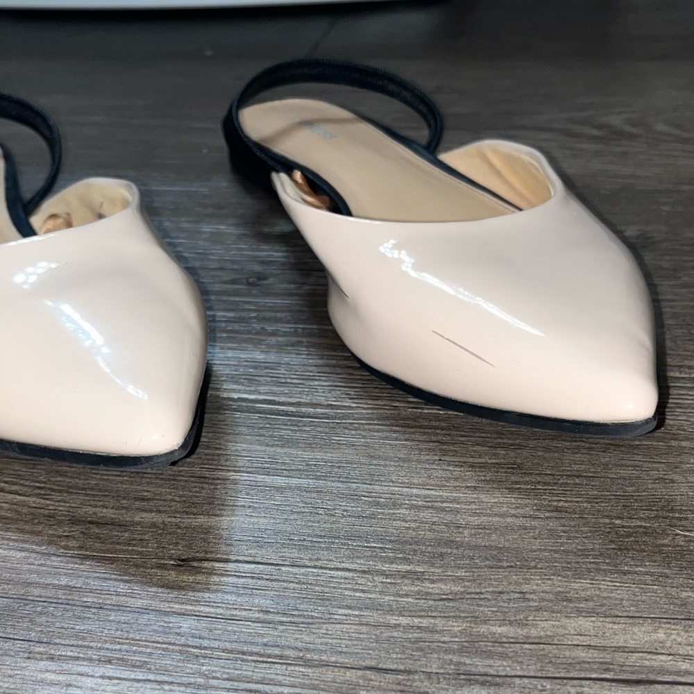 Express Slip On Pointed Toe Flats With Elastic Ba… - image 6